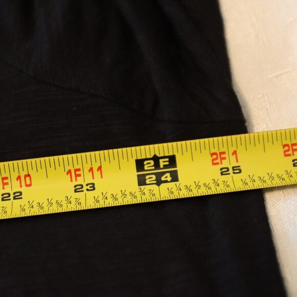 Old Navy Black Luxe Pleat Tunic Long Sleeve Top Womens Size XXL Rayon/Viscose - Picture 6 of 11